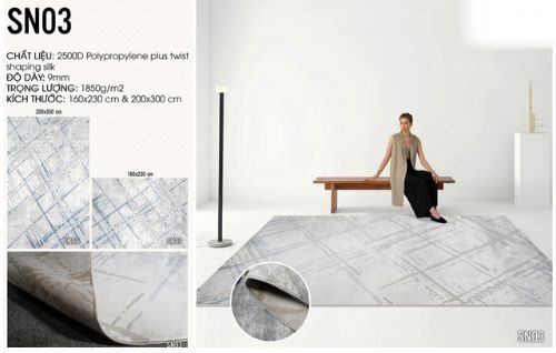 Hình ảnh phối cảnh thảm mỹ thuật SN03