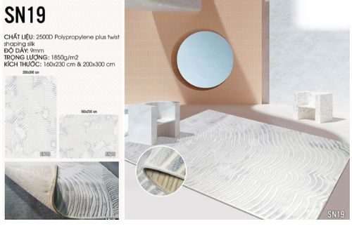 Hình ảnh phối cảnh thảm mỹ thuật SN19