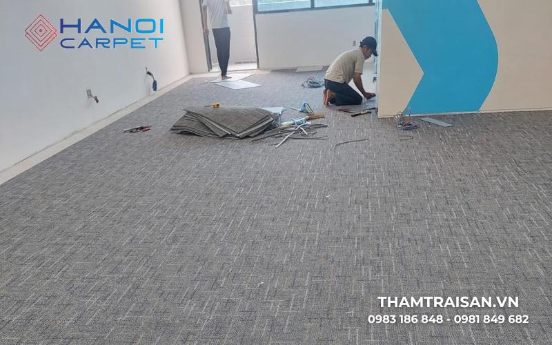 Hình ảnh thi công thảm văn phòng 3
