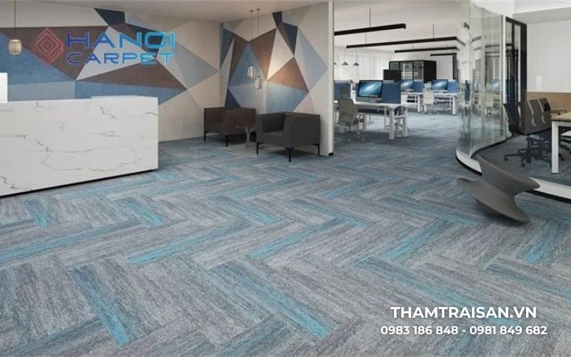 Các loại thảm trải lót sàn phổ biến - Thảm tấm đế cao su Glitter