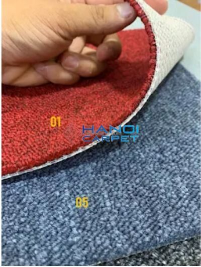 Hình ảnh cận cảnh thảm cuộn 1 màu Indo mã TD - 01