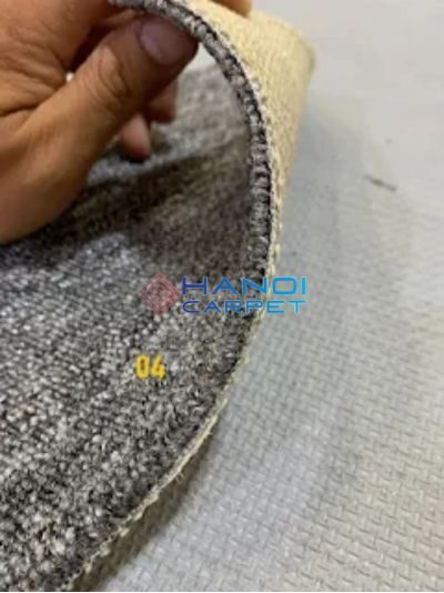 Hình ảnh cận cảnh thảm cuộn 1 màu Indo mã TD - 04
