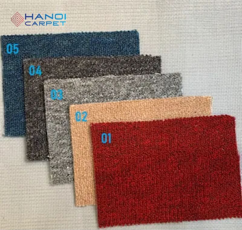 Hình ảnh & màu sắc thực tế về sản phẩm thảm cuộn CR