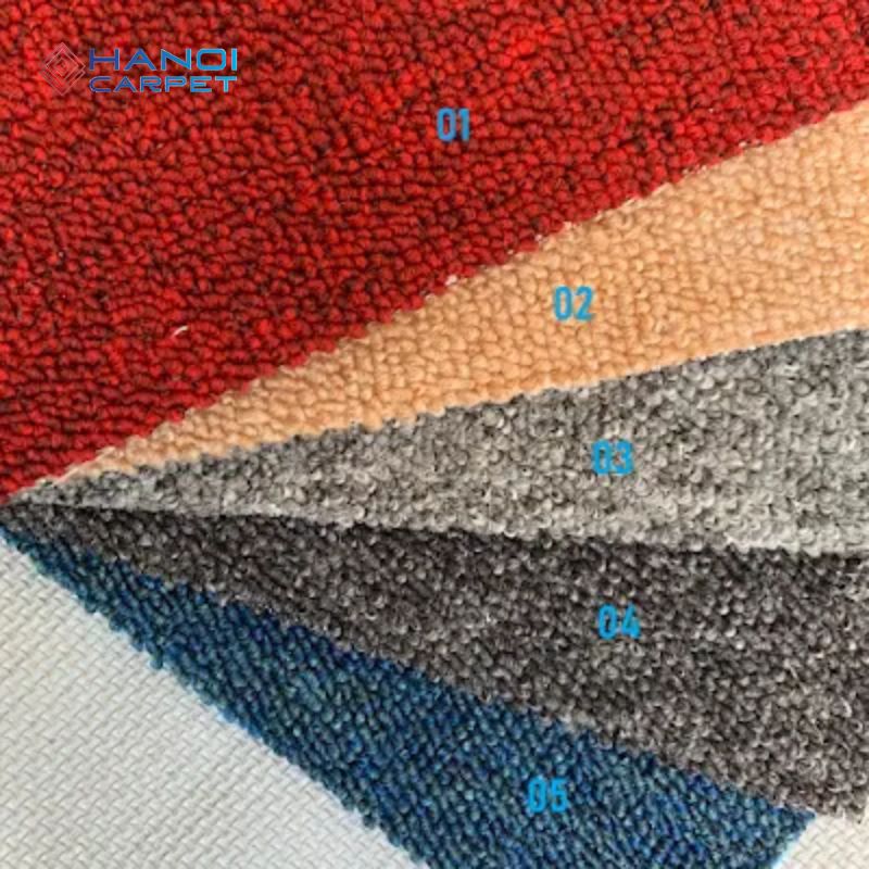 Hình ảnh & màu sắc thực tế về sản phẩm thảm cuộn CR