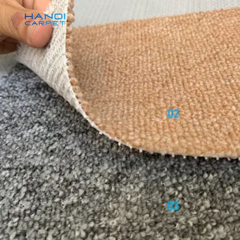 Hình ảnh & màu sắc thực tế về sản phẩm thảm cuộn CR