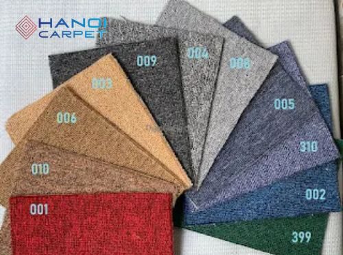 Hình ảnh bảng màu thảm cuộn Indo TB