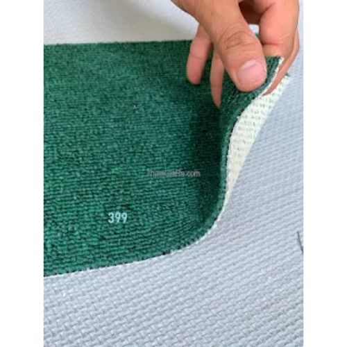 Hình ảnh cận cảnh chất liệu, độ dày thảm cuộn Indonesia mã TB-399