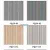 Bảng màu Texture thảm tấm đế cao su FQ