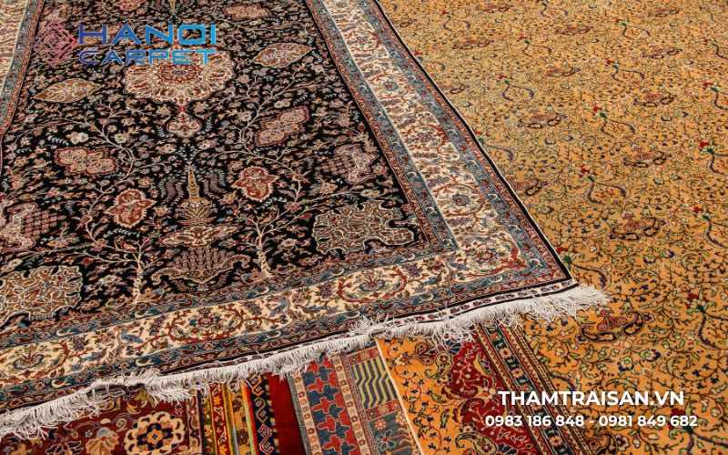 Chất liệu thảm trải sàn sợi lụa