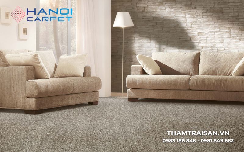 Các chất liệu thảm trải sàn - Thảm vải nỉ