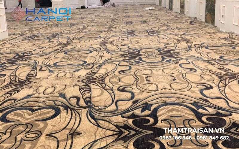 Một số chất liệu thảm trải sàn 3D phổ biến