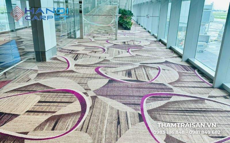 Thảm 3D hoạ tiết vòng cung