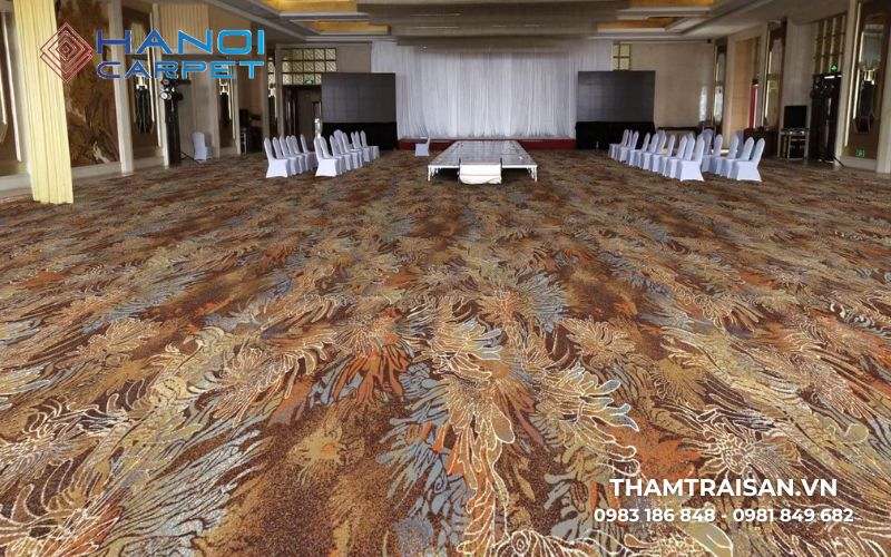 Thảm 3D lá cây độc đáo