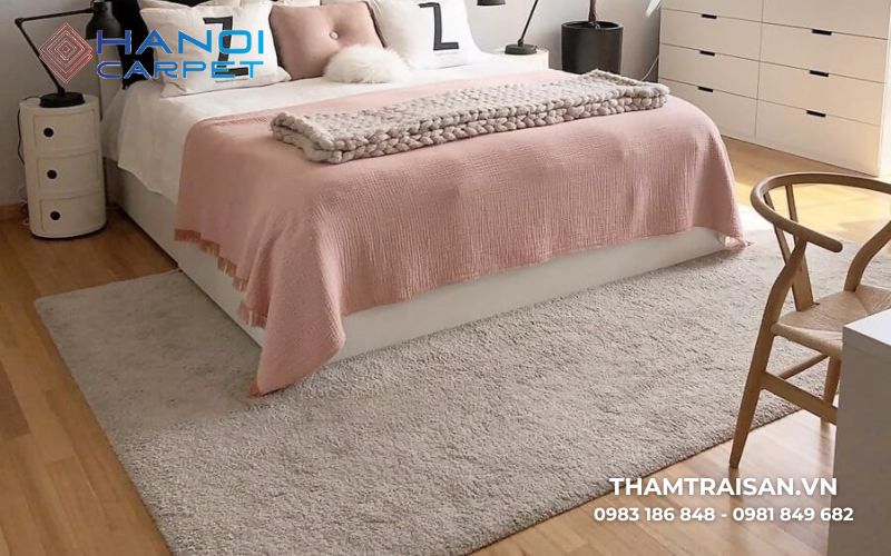 Thảm lông ngắn sợi tổng hợp độ bền cao