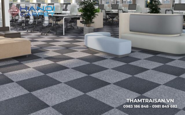 Ứng dụng của thảm nỉ ghép miếng đế cao su