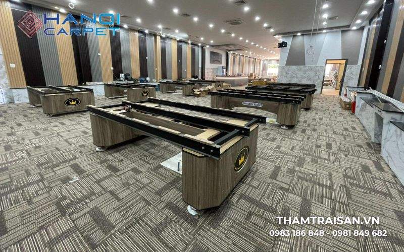 Thảm nỉ trải sàn bida Alaska