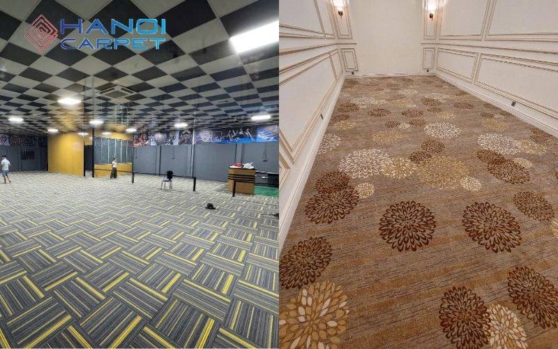 Khái niệm về thảm tấm và thảm cuộn