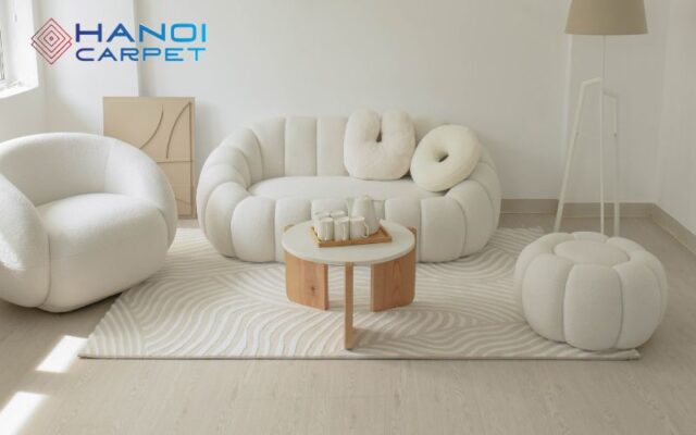 Vì sao nên sử dụng thảm trải mùa hè cho phòng khách?