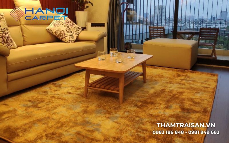 Ưu điểm và nhược điểm khi sử dụng thảm chữ nhật cho phòng khách