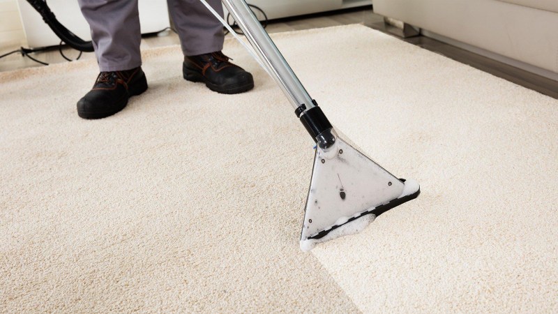 Vệ sinh bằng cách giặt khô thảm