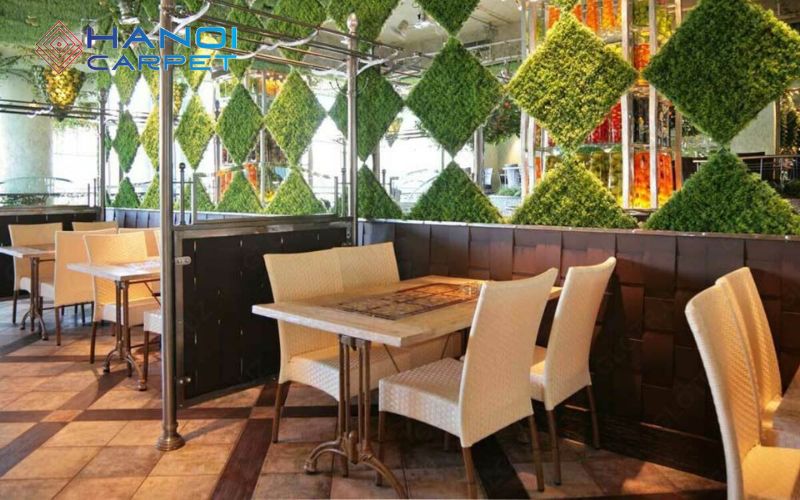 Thảm có dạng tấm làm vách ngăn