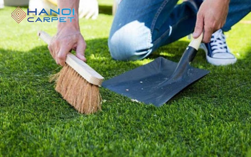Cách bảo quản và vệ sinh thảm cỏ