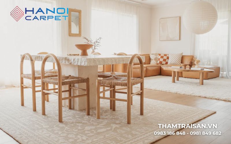 Thảm phòng bếp đơn giản, hiện đại