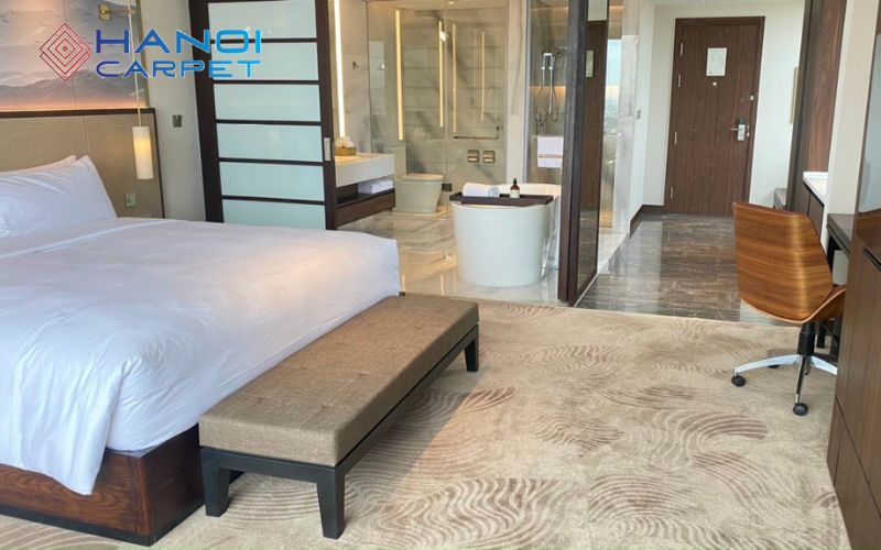 Lựa chọn chất liệu và độ bền của thảm trải phòng ngủ khách sạn phù hợp với đẳng cấp mong muốn