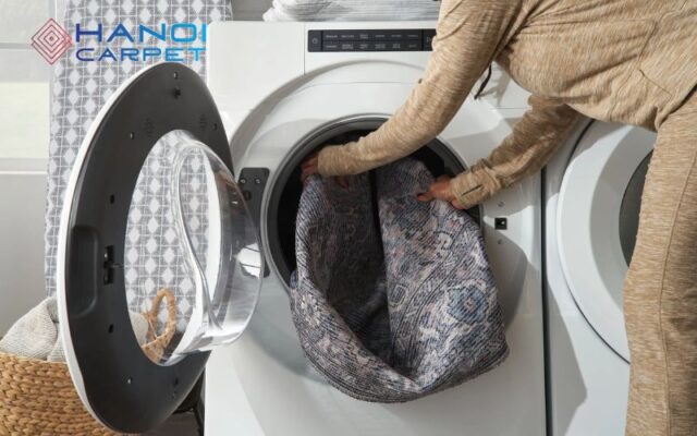 Hướng dẫn giặt thảm trải sàn bằng máy giặt đúng cách