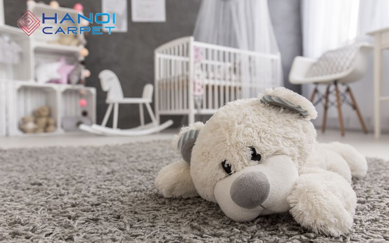 Hạn chế khi sử dụng thảm trải sàn cho trẻ nhỏ