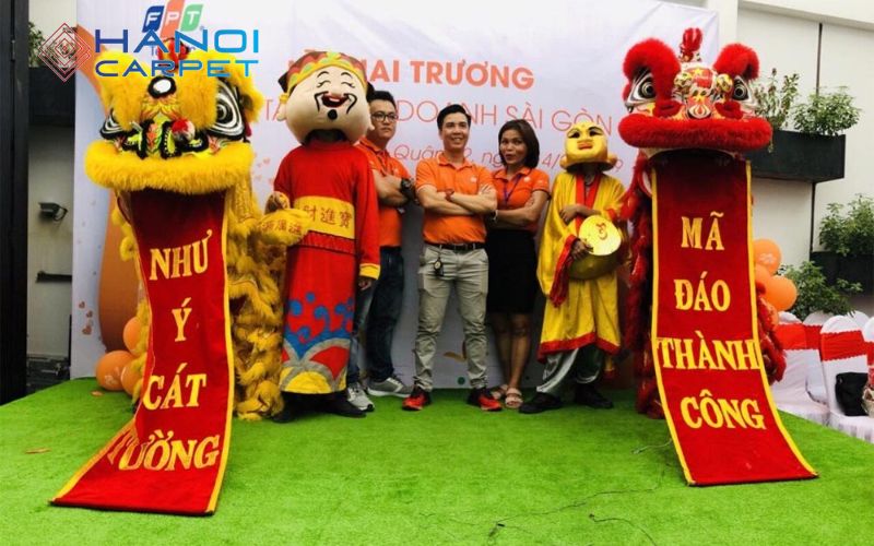 Thảm cỏ cho sự kiện khai trương, khánh thành