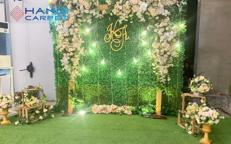 Thảm cỏ cho sự kiện tiệc cưới