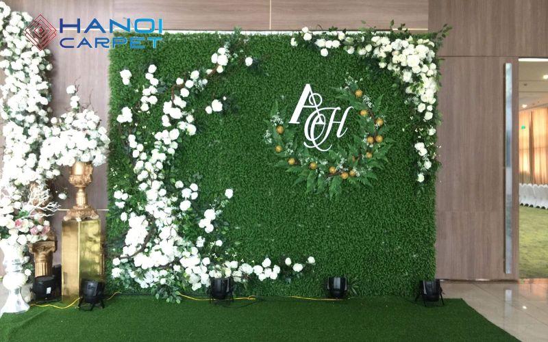 Vì sao nên sử dụng thảm cỏ cho sân khấu sự kiện?