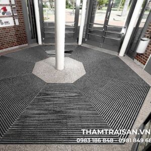 thảm khung nhôm Emco Marschall chèn sợi thảm