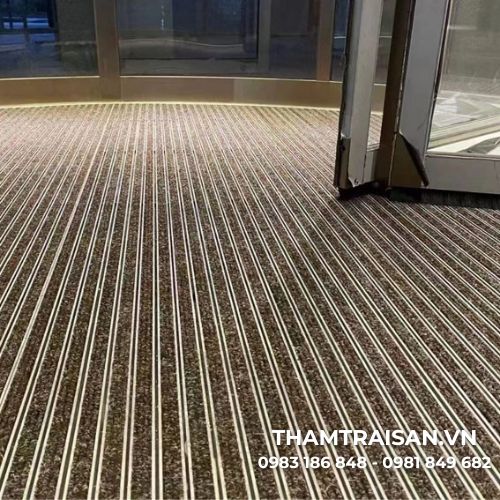 Hình ảnh thực tế Thảm khung nhôm Emtrance Matting 18mm