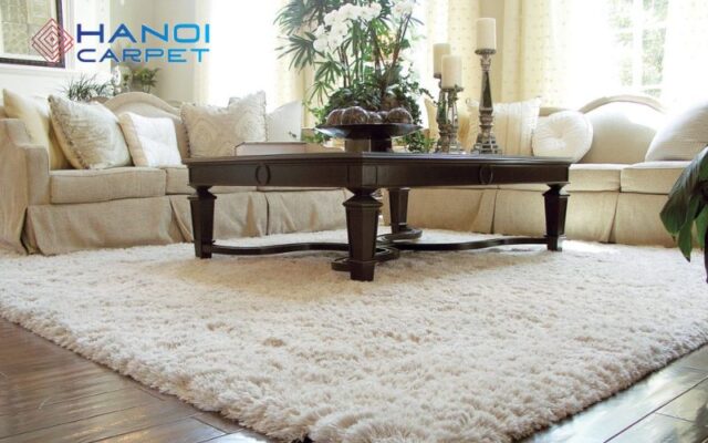 Thảm lông xù có bị bay lông không?