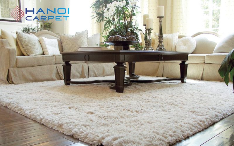 Thảm lông xù có bị bay lông không?