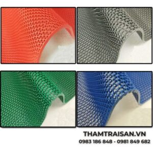Tổng hợp màu sắc của thảm nhựa lưới 3D đàn hồi dạng lượn sóng