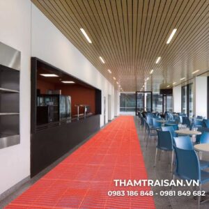 thảm nhựa lưới ô vuông trong 0,9mx20m