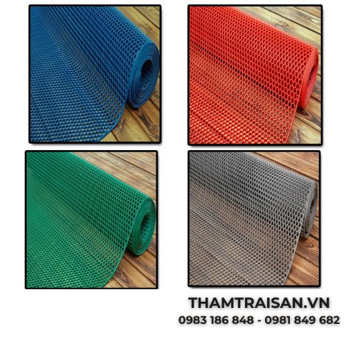 Bảng màu dòng thảm nhựa lưới tổ ong