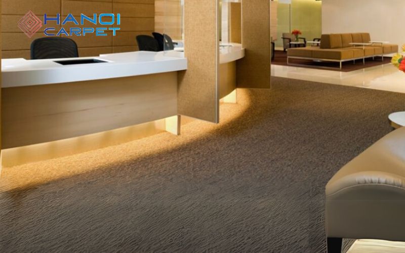 Thảm màu trơn đơn giản, tinh tế