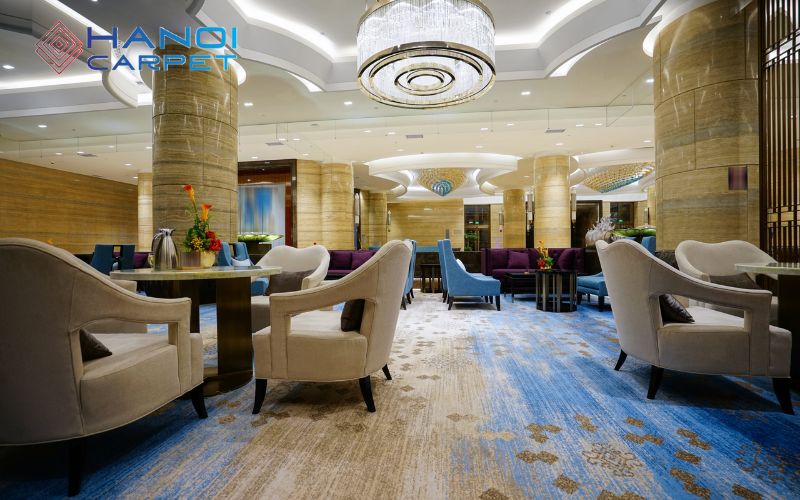 Thảm len sang trọng cho quầy lễ tân