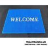 Thảm chùi chân 3A WELCOME màu xanh dương