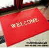Thảm chùi chân 3A WELCOME màu đỏ