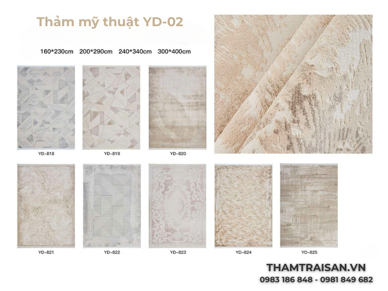 Các mẫu thảm mỹ thuật YD-02