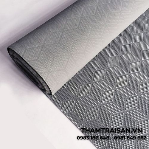 Bề mặt của thảm nhựa kim cương