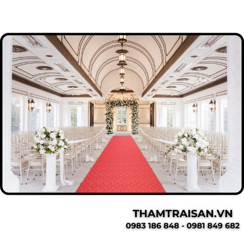 Thảm hoa văn COKA cho sự kiện đám cưới