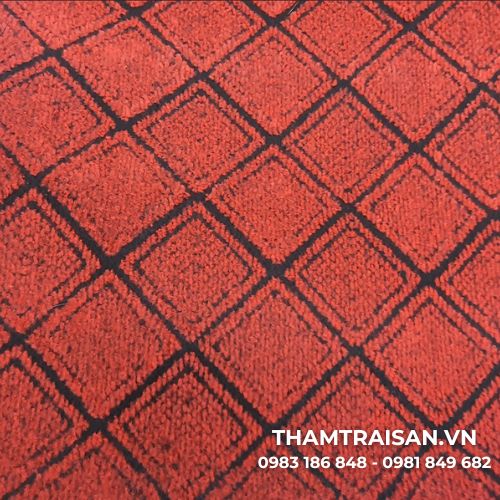 Bề mặt thảm nỉ hoa văn COKA