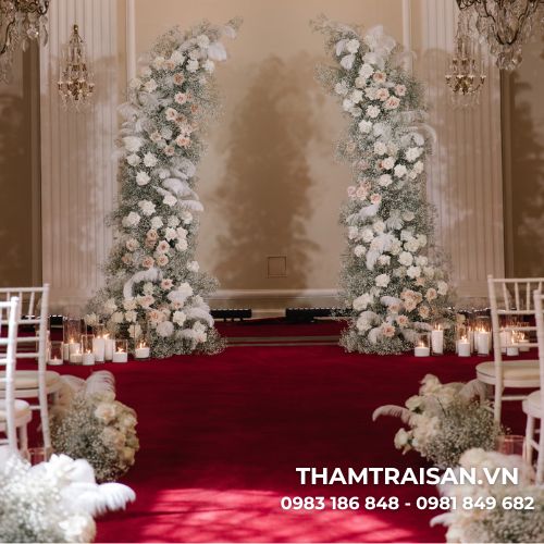 Thảm nỉ sự kiện Carpet được ứng dụng phổ biến trong nhiều loại hình sự kiện