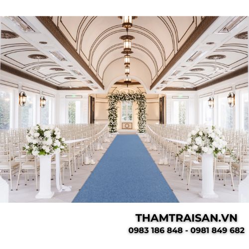 Thảm nỉ sự kiện dày trơn